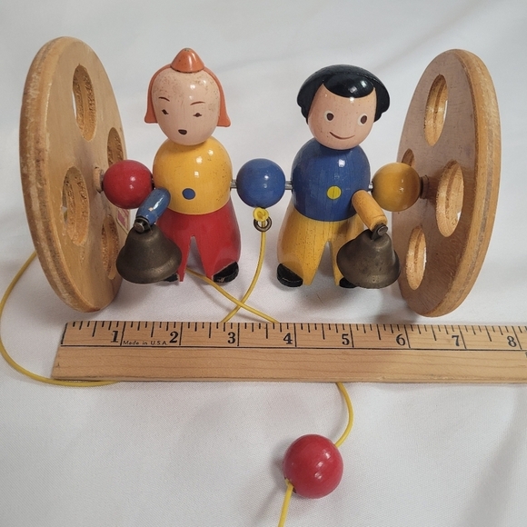 Vintage Walter West Germany Wooden Pull Toy - Picture 6 of 8